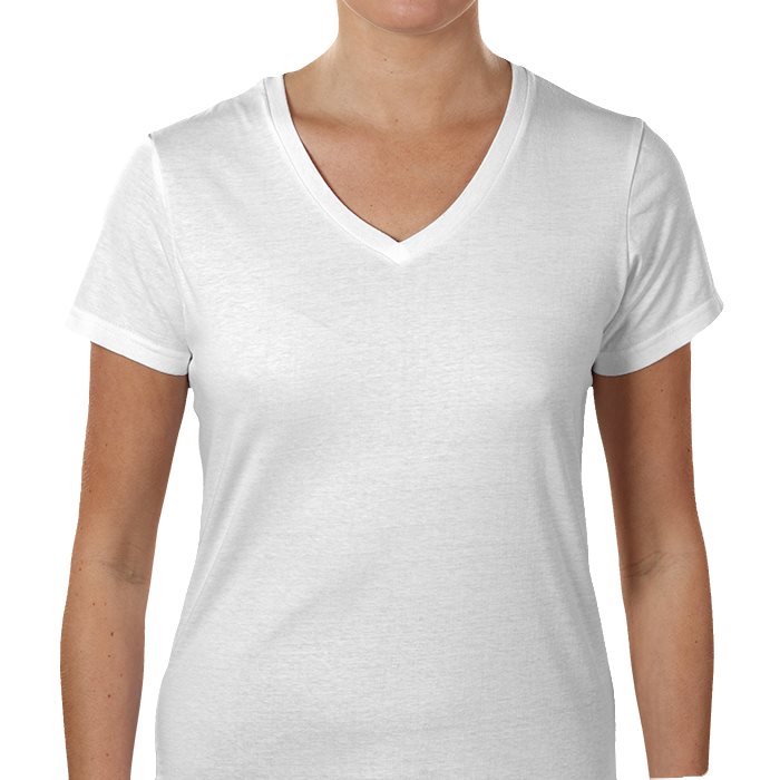 Individuelle   Budget T-Shirt mit V-Ausschnitt für Damen vorschau